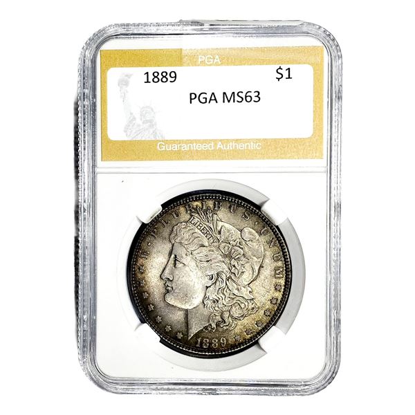 1889 Morgan Silver Dollar PGA MS63