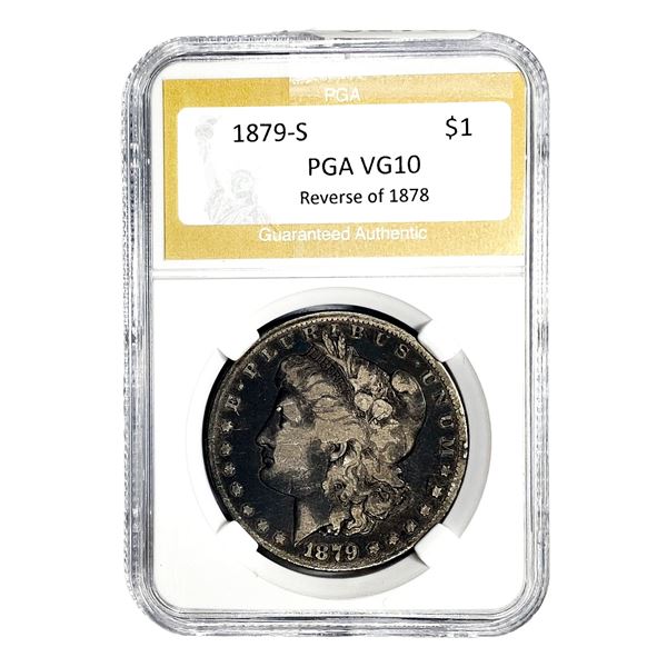 1879-S REV 78 Morgan Silver Dollar PGA VG10