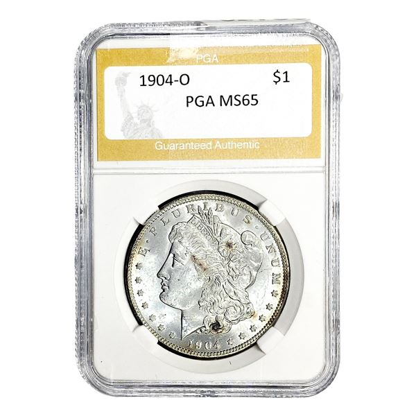 1904-O Morgan Silver Dollar PGA MS65