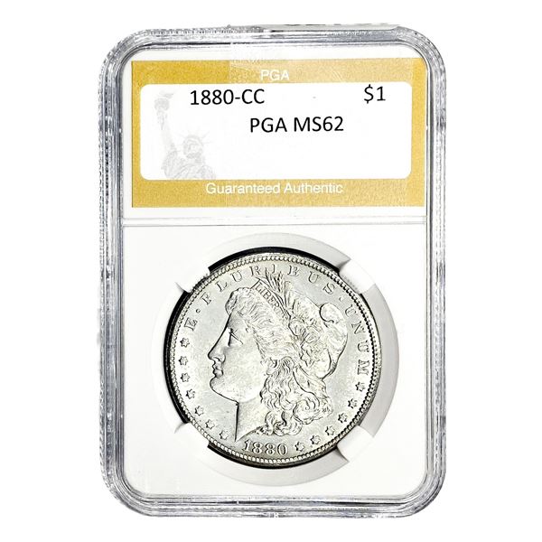 1880-CC Morgan Silver Dollar PGA MS62