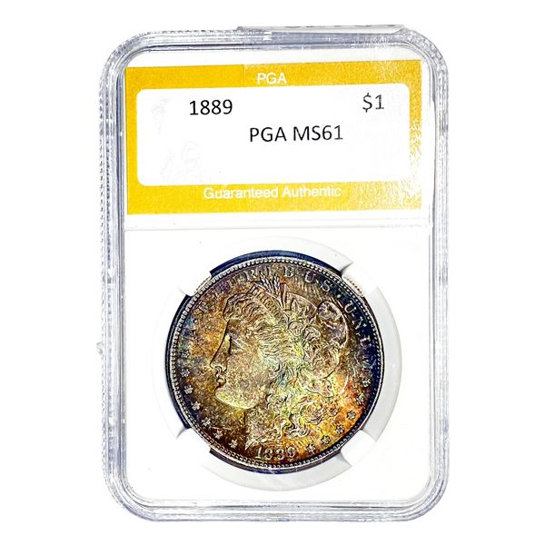 1889 Morgan Silver Dollar PGA MS61