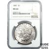Image 1 : 1887 Morgan Silver Dollar NGC MS64