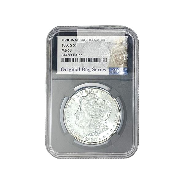 1880-S Morgan Silver Dollar NGC MS63