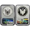 Image 2 : [2 Coins] 2012-S San Franciso Eagle Set $1 NGC PF69