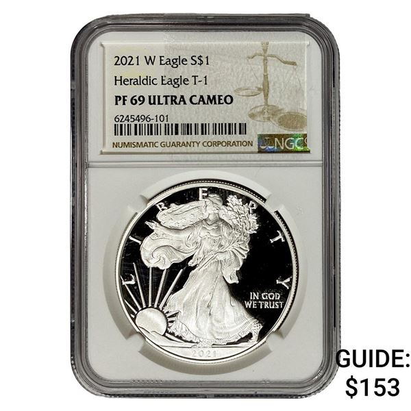 2021-W Silver Eagle NGC PF69 Ultra Cameo