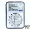 Image 1 : 2011 Silver Eagle NGC MS69 25th Anniversary