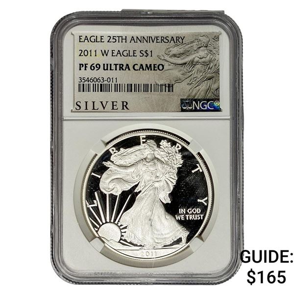 2011-W Silver Eagle NGC PF69 Ultra Cameo
