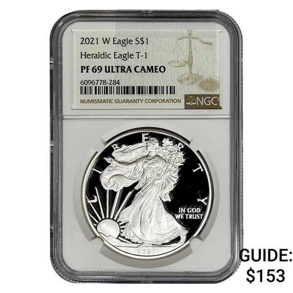 2021-W Silver Eagle NGC PF69 Ultra Cameo