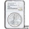 Image 1 : 2011 Silver Eagle NGC MS69