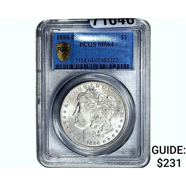 1884-O Morgan Silver Dollar PCGS MS64