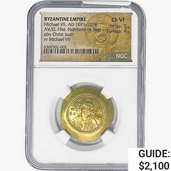 Byzantine Michael VI  AV/EL His. Nomisma 4.36G