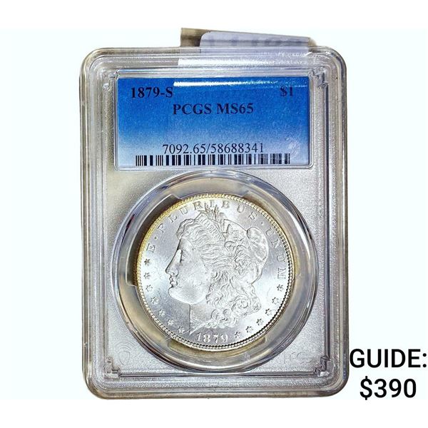 1879-S Morgan Silver Dollar PCGS MS65