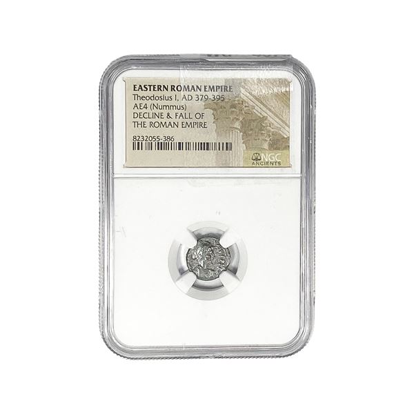 EasternRoman Theodosius I,AD379-395 AE4(Nummus) NGC