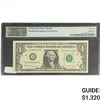Image 1 : 1988-A $1 Federal Reserve Note Cleveland PMG CU 64