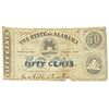 Image 1 : 1863 50C Obsolete - State of Alabama -Montgomery