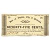 Image 1 : 1862 75C State of Virginia Fractional Currency