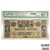Image 1 : 1840 $20 Canal Bank Large Note PMG Gem UNC 67