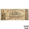 Image 1 : 1862 $3 Mississippi Central Rail-Road Company Note
