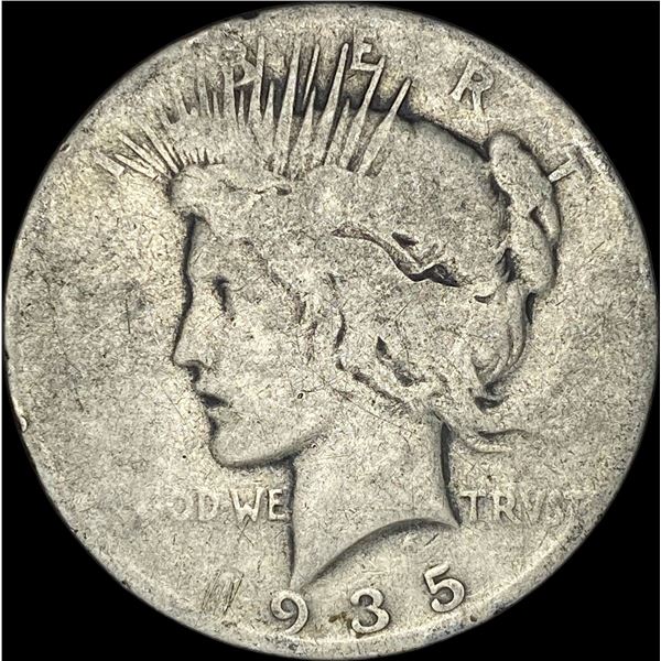 1935 Silver Peace Dollar ABOUT UNCIRCULATED