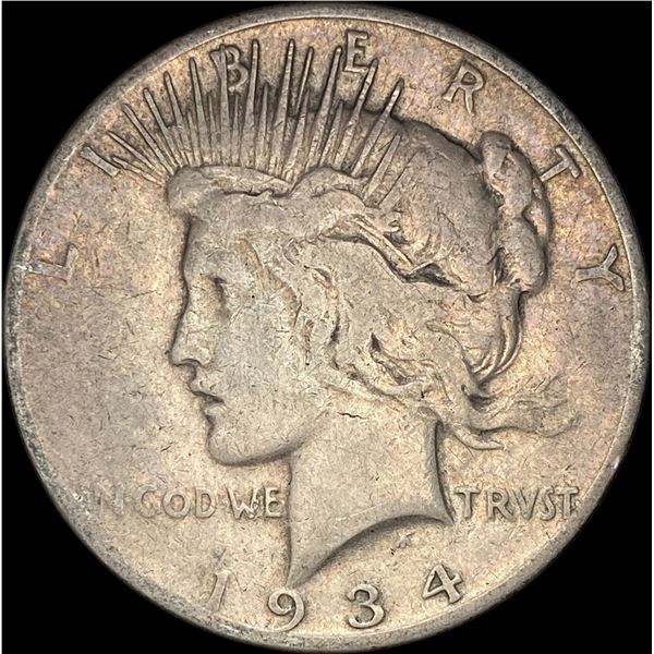 1934 Peace Silver Dollar ABOUT UNCIRCULATED