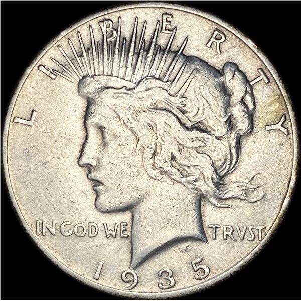 1935-S Silver Peace Dollar NEARLY UNCIRCULATED