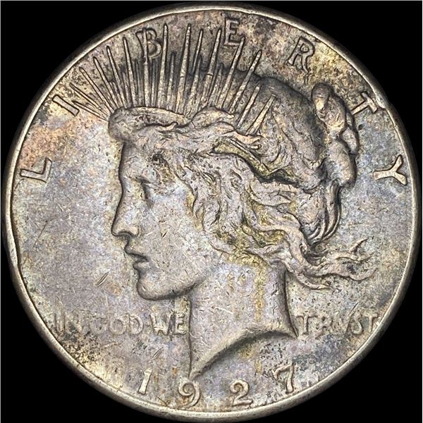 1927-S Silver Peace Dollar NEARLY UNCIRCULATED