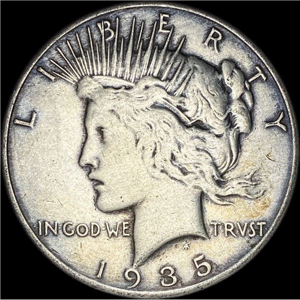 1935-S Silver Peace Dollar NEARLY UNCIRCULATED