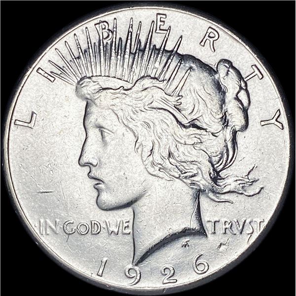 1926 Silver Peace Dollar CHOICE AU
