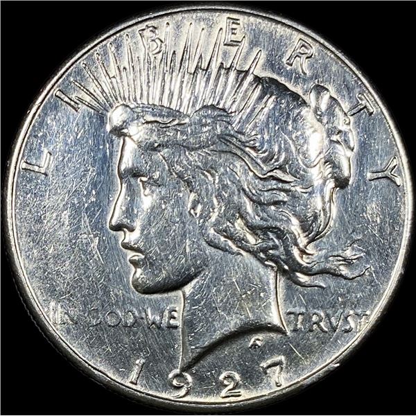1927 Silver Peace Dollar CLOSELY UNCIRCULATED