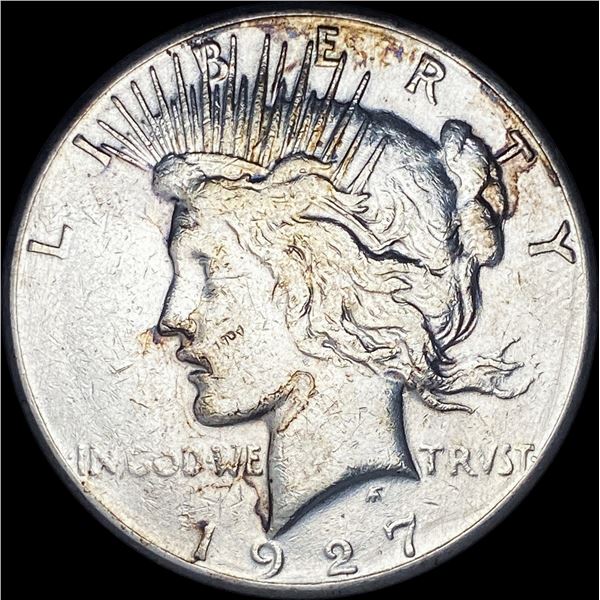 1927 Silver Peace Dollar CLOSELY UNCIRCULATED