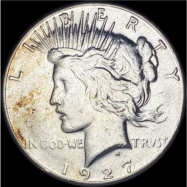 1927 Silver Peace Dollar CLOSELY UNCIRCULATED