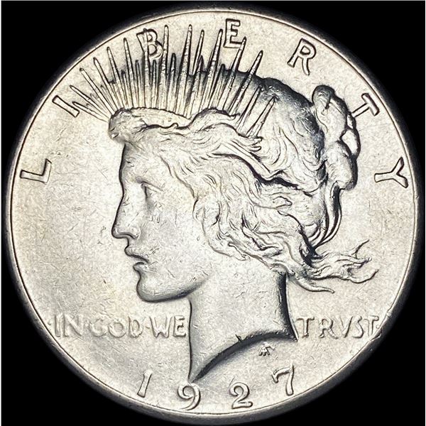 1927 Silver Peace Dollar CLOSELY UNCIRCULATED