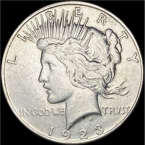1923 Silver Peace Dollar CLOSELY UNCIRCULATED