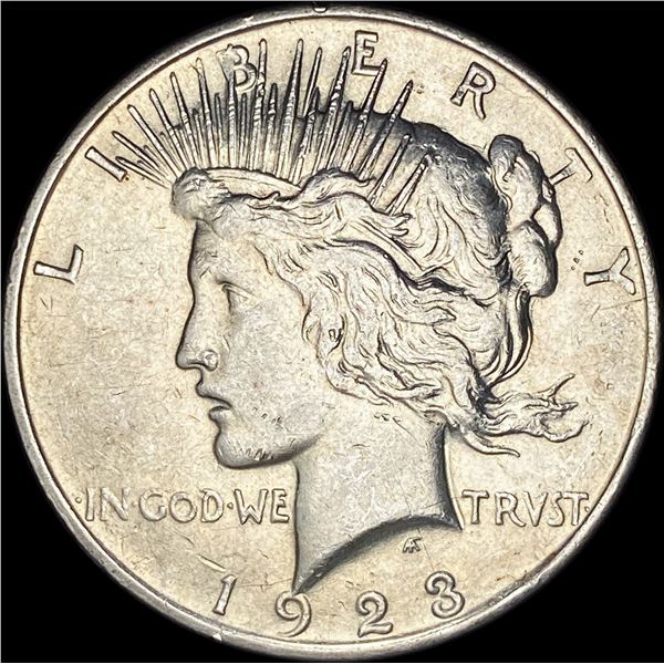 1923-D Silver Peace Dollar CLOSELY UNCIRCULATED