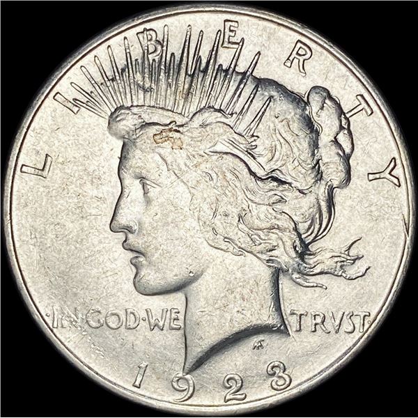 1923 Silver Peace Dollar CLOSELY UNCIRCULATED