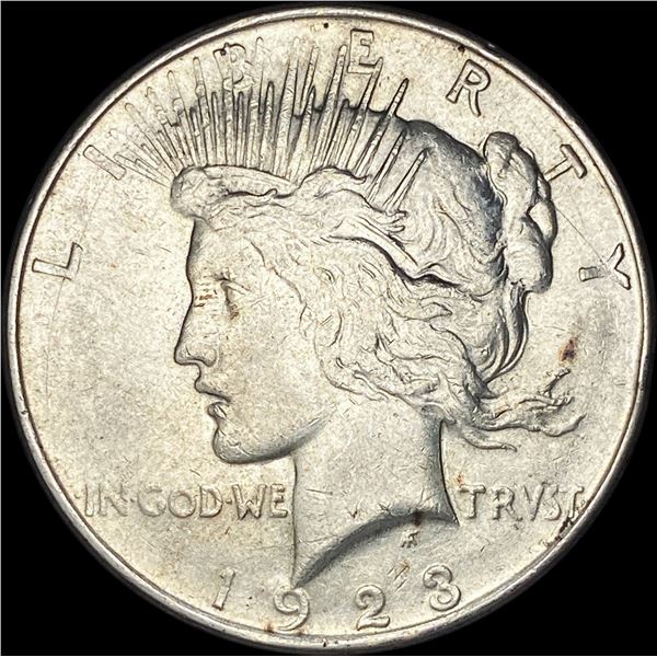 1923 Silver Peace Dollar CLOSELY UNCIRCULATED