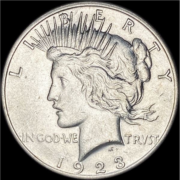 1923 Silver Peace Dollar CLOSELY UNCIRCULATED