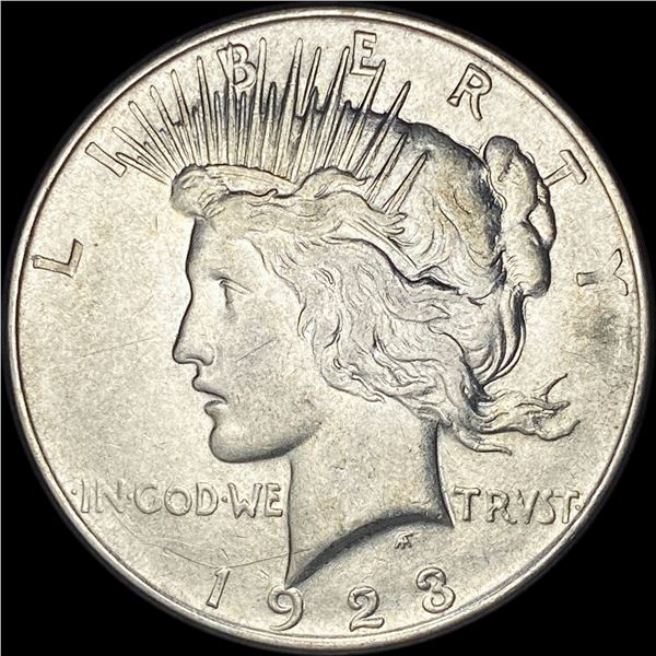1923 Silver Peace Dollar CLOSELY UNCIRCULATED