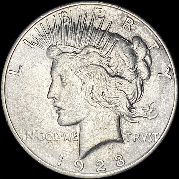 1923-D Silver Peace Dollar CLOSELY UNCIRCULATED