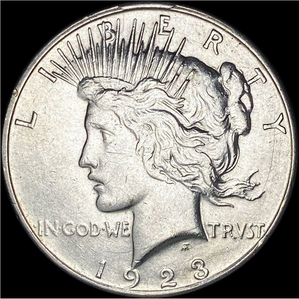 1923-D Silver Peace Dollar CLOSELY UNCIRCULATED
