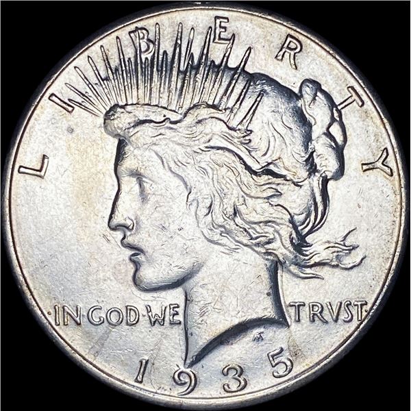 1935-S Silver Peace Dollar CLOSELY UNCIRCULATED