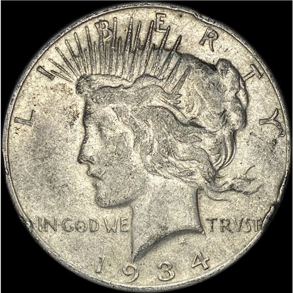 1934-D Silver Peace Dollar CLOSELY UNCIRCULATED