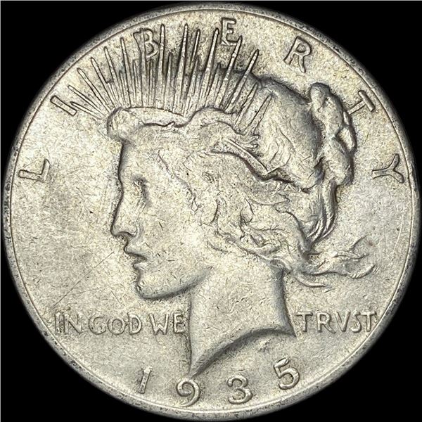 1935-S Silver Peace Dollar CLOSELY UNCIRCULATED