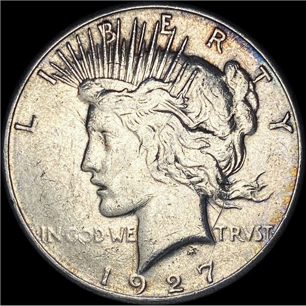 1927 Silver Peace Dollar CLOSELY UNCIRCULATED