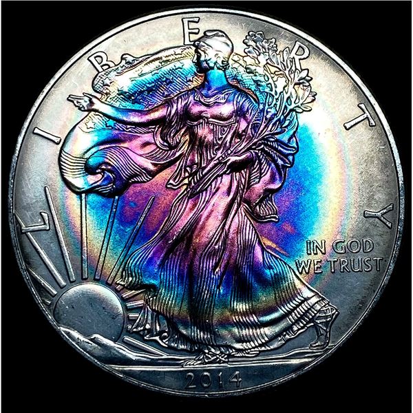 2014 1 oz Silver American Eagle $1 SUPERB GEM BU