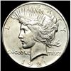 Image 1 : 1921 Silver Peace Dollar CLOSELY UNCIRCULATED