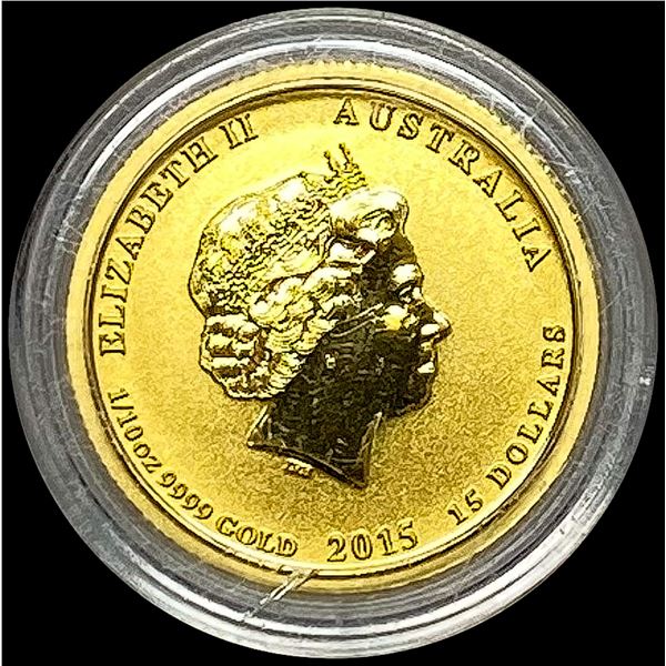 2015 Australia 1/10 oz Gold $15 Battle of Coral Sea GEM PROOF