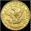 Image 2 : 1885 Liberty Head Half Eagle $5 Gold UNCIRCULATED