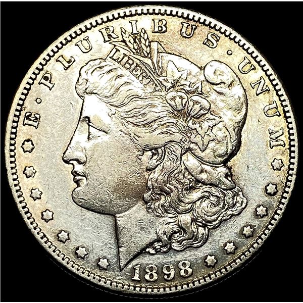1898-S Silver Morgan Dollar NEARLY UNCIRCULATED
