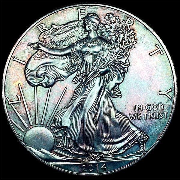 2014 1 oz Silver American Eagle $1 SUPERB GEM BU